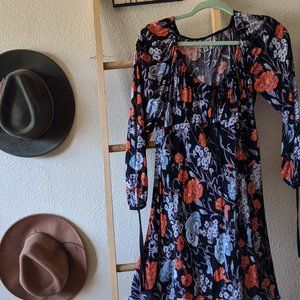 Urban Outfitters floral milkmaid dress